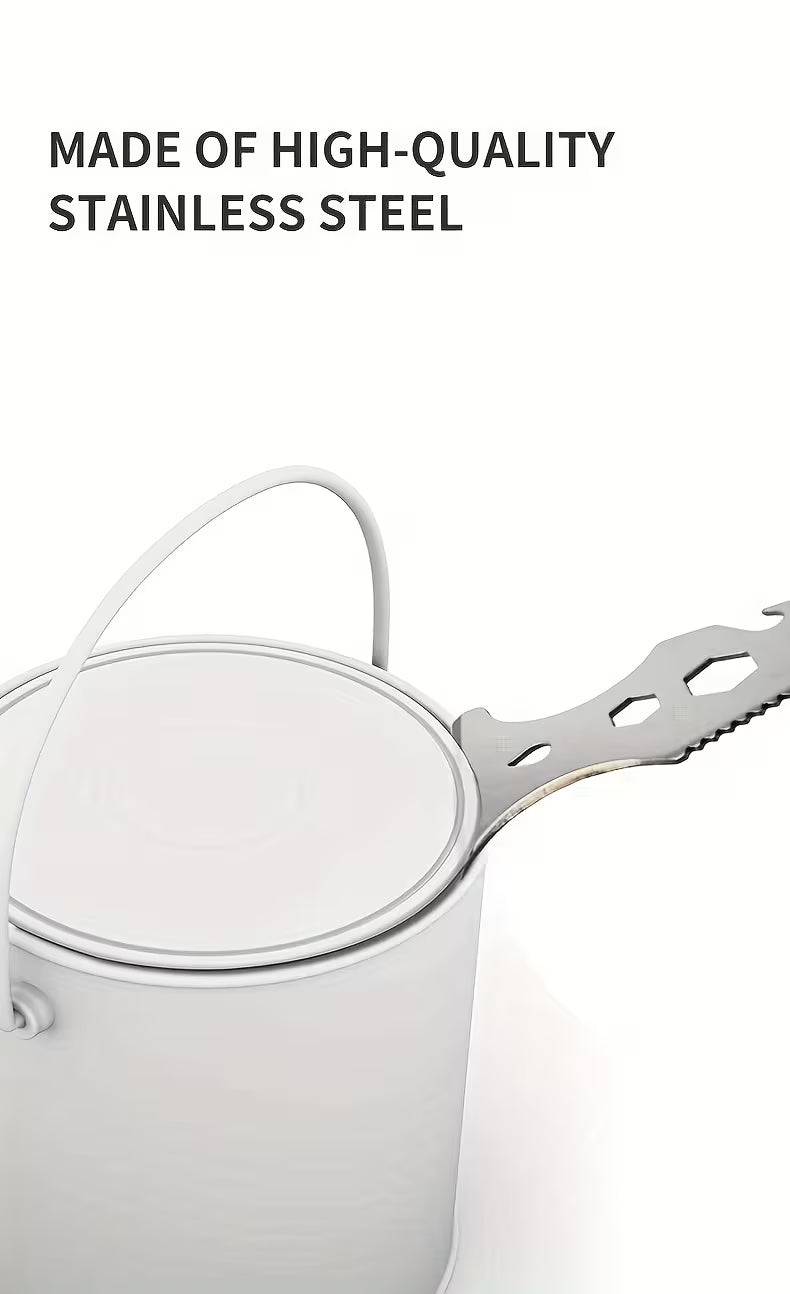 15-in-1 Paint Scraper Set with Hammer Head Soft Grip Handle - The Ultimate Multi-Tool for Wood, Wallpaper, Grout, and More