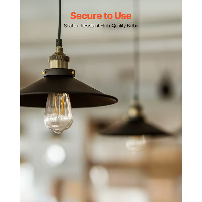 Edison Bulbs LED ST19 7W Dimmable 800 Lumens 2700K E26 Dimmable LED Bulbs