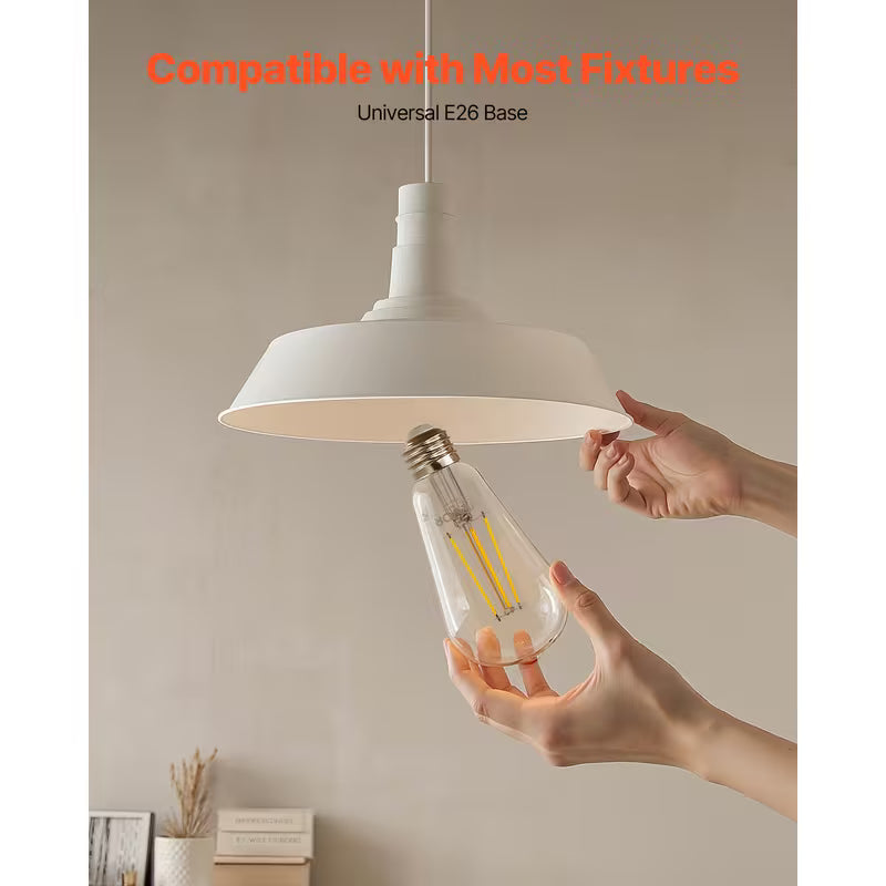 Edison Bulbs LED ST19 7W Dimmable 800 Lumens 2700K E26 Dimmable LED Bulbs