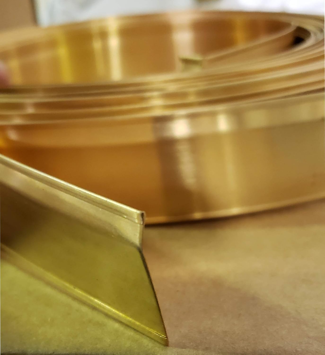 1-1/8" x 100' Spring Bronze Weatherstrip