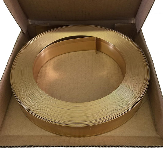 1-1/4" x 100' Spring Bronze Weatherstrip