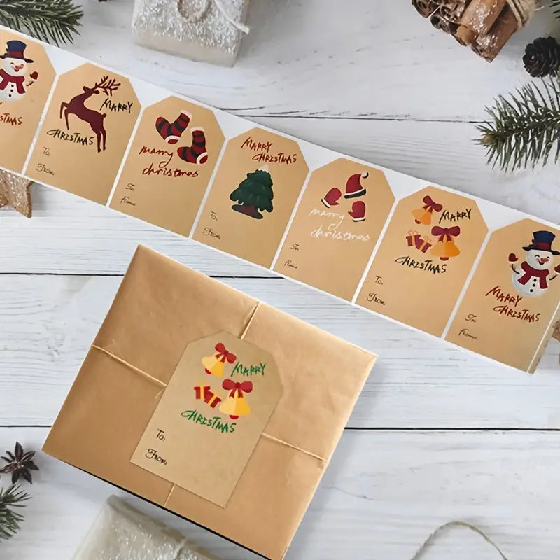 250pcs, Christmas Stickers, Scene Decor, Holiday Accessory, Birthday Party Supplies, Room Decor, Christmas Gifts, Home Decor