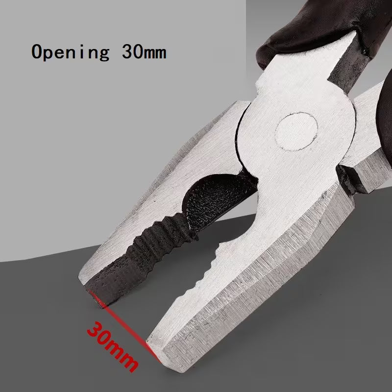 3pcs 8-inch Combination Pliers Set, Strong Multi-functional Electrical Pliers, wire cutter, Diagonal Cutting Pliers, Needle nosed Pliers