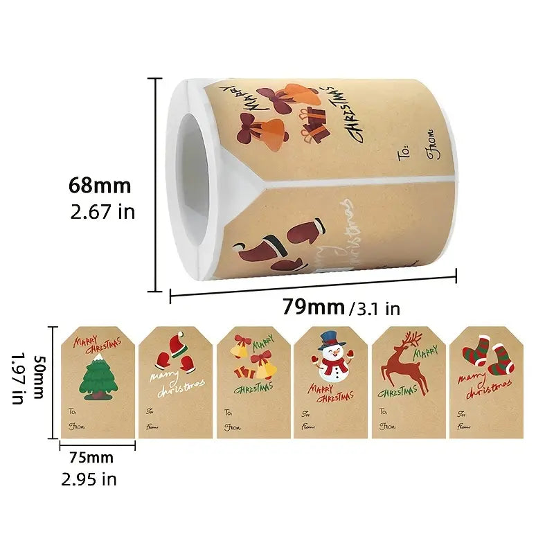 250pcs, Christmas Stickers, Scene Decor, Holiday Accessory, Birthday Party Supplies, Room Decor, Christmas Gifts, Home Decor