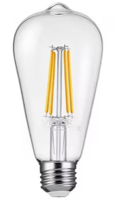 Edison Bulbs LED ST19 7W Dimmable 800 Lumens 2700K E26 Dimmable LED Bulbs