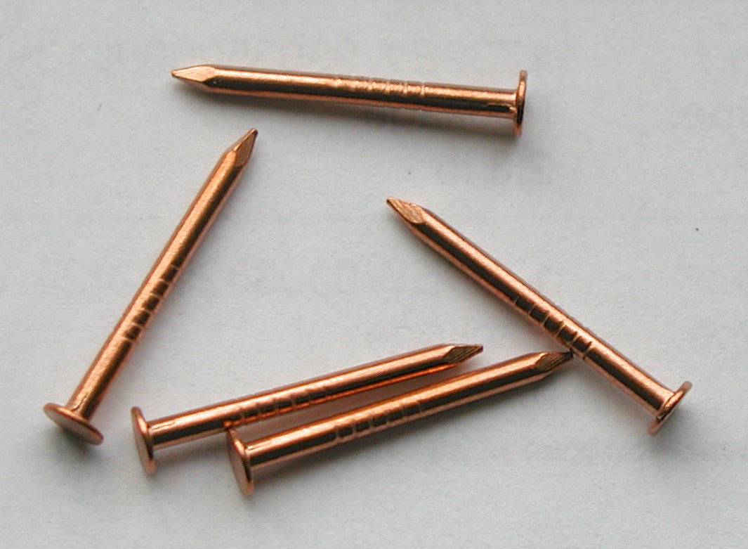 Solid Bronze Nails 3/4" Aprox. 375 per bag